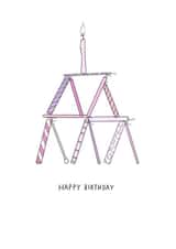 Candle Tower Birthday Card created by Cloudy Sorbet
