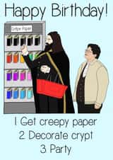 What We Do in the Shadows Creepy Paper Nandor & Guillermo created by Little Spoon