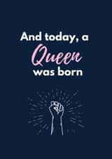 For Her Birthday Queen card created by Kate Hitchman