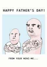 Mini-Me Father's Day Card created by LIKKS Greeting Cards