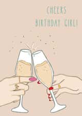 Cheers Birthday Girl created by Papella Designs