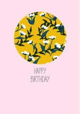 Pretty Floral Birthday Card created by Duck Egg Designs