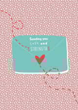 Sending you love friendship card created by PaperJack Illustrates