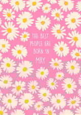 The Best People Are Born in May! created by Poppy & Mabel