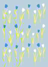 Modern Tulips Card created by JeJu Studio