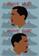 Kanye West Pun Birthday Card created by HipArtDesigns