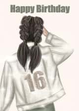Trendy Teenager 16th Birthday created by EL ILLUSTRATES
