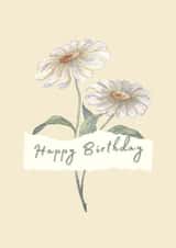 Pretty Traditional Daisy Birthday Card created by Night designs