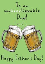 Unbeerlievable Father's Day Card created by Amy Florence Design