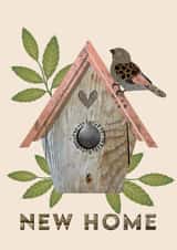 New Home nest cute birdhouse created by Treacle Bum