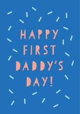 First father's day card from baby created by Heather Alstead Design LTD