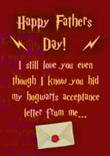 Happy Fathers Day Harry Potter created by Bee Geeky Designs