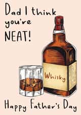 Funny Whisky Father's Day Card created by Amy Florence Design