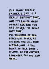 Father's Day Thinking Of You Card created by Hello Dobbs