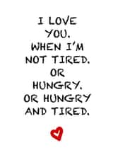 Funny romance love card 1001 created by Moose Master