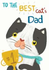 Best Cat's Dad created by Juliana Motzko