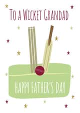 Grandad Cricket Father's Day card created by Missycards