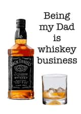 Whiskey Business Father's Day Card created by picsandsquiggles
