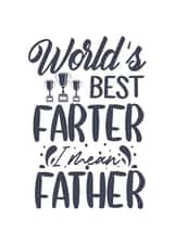 Card for World's Best Farter created by NannieP