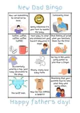 Father's Day bingo created by SimplyJen