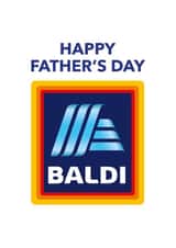 Baldi Aldi Father's Day Card created by Superlush Cards