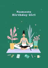 Namaste Birthday Girl 1000 created by Charly Clements