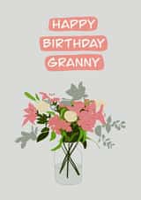 Granny’s Birthday Flowers created by @lydiapimmdraws