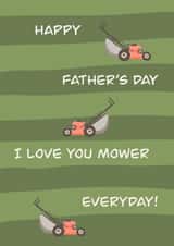 I love you mower  created by @lydiapimmdraws