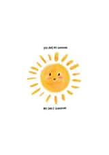 You are my sunshine anniversary card created by DigitalByHarry