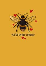Bee Loveheart Card created by HURRICANE REMI