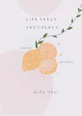 Easy peasy lemon squeezy love card created by Molly Lavinia Hutchings