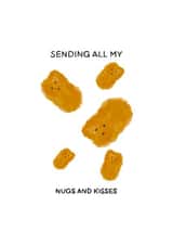 Nugs and kisses thinking of you card created by DigitalByHarry