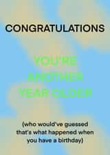 Sarcastic birthday card created by Maisie’s Magical Memories