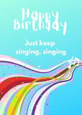 Kids Cheery singing Birthday card created by Kate Hitchman