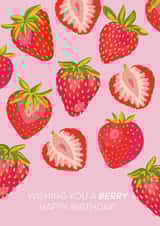 Berry Happy Birthday created by Zoe Chapman Design