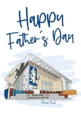 Leeds FC Fathers Day Card created by Moo & Snip