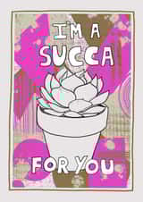 Succulent Love Anniversary card created by Philippa Gumley