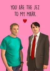 Cute Peep Show Anniversary Card / Valentines Day Card - You Are The Jez To My Mark created by Poppy & Mabel
