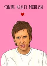 Funny Peep Show Quote Anniversary Card / Valentines Day Card - Super Hans - You're Really Moreish created by Poppy & Mabel
