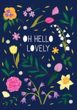 Oh Hello Lovely Floral created by Forest & Fig
