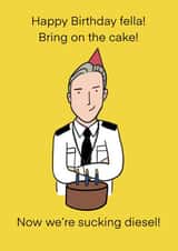 Line of Duty Ted Hasting saying inspired birthday card created by Karentoons