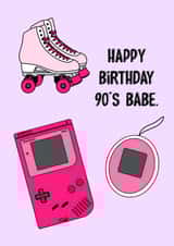 90s Babe Birthday Card created by Aimee McFadden