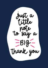 A Big Thank You Greetings Card created by Aimee McFadden