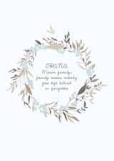 Ohana Family Card created by Molly Lavinia Hutchings