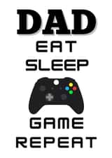 Dad the gamer Father’s Day card created by Ellie & Co