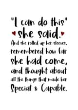 I Can Do This created by And You Can Quote Me