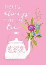 Pretty Birthday Card - Teapot - For Her created by Joanna Clay Design