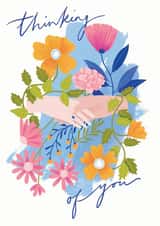 Floral Thinking Of You Card created by Joanna Clay Design