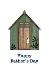 Dad's Shed Father's Day Card created by Treacle Bum