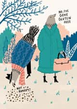 Gluten Free Greetings Card created by Abigail Burch